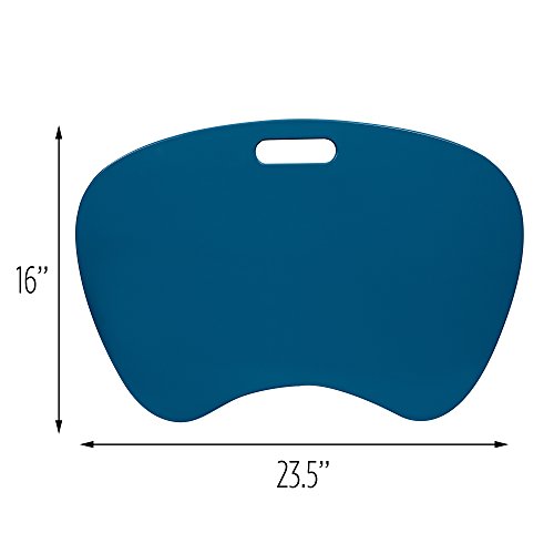 HoneyCanDo TBL06321 Portable Laptop Lap Desk with Handle, Indigo