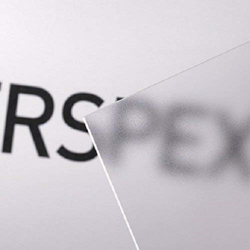 3mm Perspex Single Sided Frosted Gloss Acrylic Plastic Sheet 13 Sizes to Choose (200mm x 200mm)
