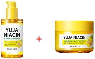 SOMEBYMI YUJA NIACIN 30 DAYS BLEMISH CARE YUJA SERUM 50ml + MIRACLE BRIGHTENING SLEEPING MASK 60g