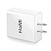 HaMi 25W 5A 4-Port USB Wall Charger,Power Adapter Travel Charger with Power IQ for iPhone 7/7s/6/6s/plus/5/5s, Ipad, Samsung, Nexus, HTC, Tablet [12-Month Warranty] - White