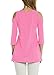 Afibi Womens Cold Shoulder 3/4 Sleeve Swing Tunic Tops For Leggings (XX-Large, Pink)