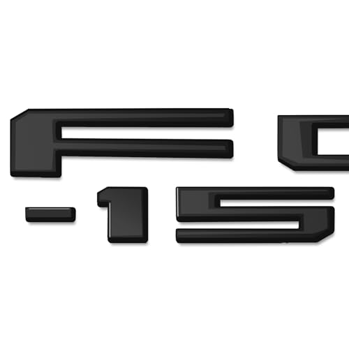 3D Raised Tailgate Letters For 2021-2025 Models - Matte Black Emblem Decals With Strong Adhesive