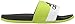 adidas Men's Adilette SC, Semi Solar Slime/Core Black/White, 12