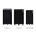 DEVAISE 3 Drawer Locking Mobile File Cabinet for Home Office, Fully Assembled Except Casters, Letter/Legal Size,Black