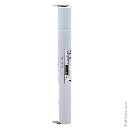 Batteria lampada demergenza 5xSC ST4 Faston 6.3mm+2.8mm 6V 1.6Ah NX