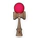 Pink Rubberized Super Kendama, Super Sticky, Free String