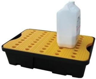 SERPRO 20L Spill Tray Heavy Duty Grid 60x40x15cm Stackable Euro Pallet Fit