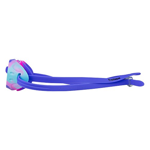 Kids Swim Goggles for Boys and Girls - Adjustable Straps, Silicone Eye Seal, UV Protection and Anti Fog Lenses Swimming Goggle - Purple Tie Dye - by Splaqua