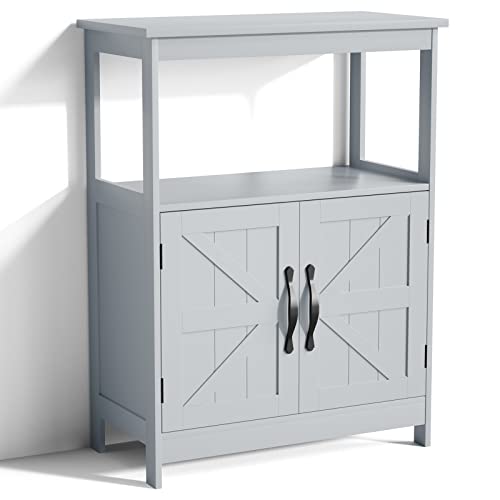 SRIWATANA Bathroom Storage Floor with 2 Doors and