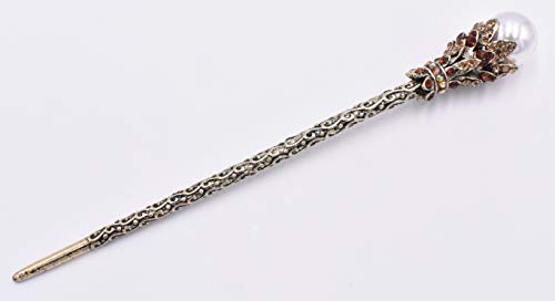 Vintage Rhinestone Pearl Hair Stick Vintage Hair Chopsticks Hairpin Chignon Pin