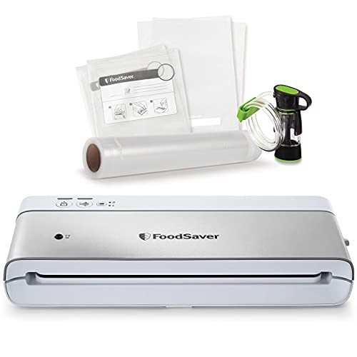 FoodSaver VS0100X Kompaktes Vakuumiergerät für Lebensmittel mit Handheld-Vakuumierer | 3 x Preserve & Marinate… – Bild 3