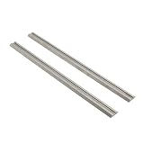 TAROSE 3-1/4 Inch (82mm) Tungsten Carbide (TCT) Portable Hand Planer Blades for DeWalt DW680K D26677K, Bosch PL1632 PL2632K, Makita KP0810 KP0800K, WEN 6530, Vonhaus and most Hand Planer, Pack of 2