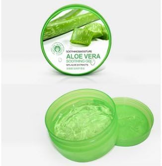 Natural Facial Skin Care Aloe Gel Soothing Moisture Tender Sleeping Face Beauty 220g by EakkyStore