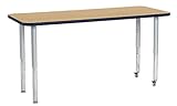 ECR4Kids Premium 24" x 60" Mobile Rectangular