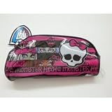 Licensed Monster High Zippered Cosmetic Bag / Pencil Case / Pouch