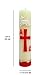 Angelitos de Mexico Easter Candle Paschal Candle Cirio Pascual Alpha Omega Relieve Lent