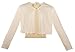 Basic Knit Girl's Cardigan Jacket Sweater Black Fuchsia Ivory Red White 2-12