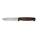 Ontario Knife Company 8696 Bushcraft, Field Knife with Black Nylon Sheath, Satin/Brown