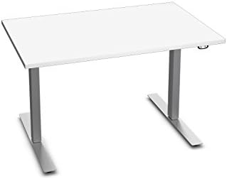 UpDownDesks ESSENTIAL Standing Desk - Electric Height Adjustable Sit-Stand Computer Desk (30" x 48") White