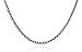 Italian Sterling Silver Box Chain Bracelet, 1.2 mm in Width, 8 Inches in Length