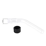 Solo Glass Tube Stem Curved Bent,ITDQ Air Glass Tube,Drying Tube and Stem Cap