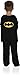 Batman Big Boys' Batman Costume Poly Cape Set, Black, X-Small