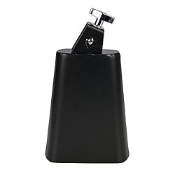 Stagg CB305BK Rock Cowbell for Drumset,Black,5.5-Inch