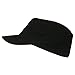 Big Size Fitted Cotton Ripstop Military Army Cap - Black (For Big Head)