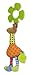 Melissa & Doug K's Kids - Funky Giraffe Stroller Pal Baby Toy and Teething Ring