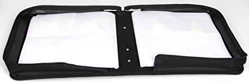 Portable CD DVD Wallet Case Binder Heavy Duty Disc Storage Bag Holder for Car,Home,Office,Travel,288 Capacity by Sun Cling