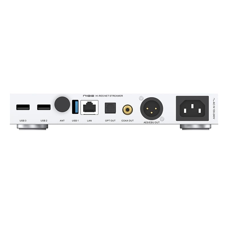 SMSL N100 Hi Res Streaming Player|USB 3.0/2.0×3+LAN/WiFi Multi Interface|MQA Decoding|Supports Tidal/QOBUZ/AirPlay/DLNA/ROON|Can be Directly Connected to CD Drive/Hard Drive