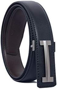 VeleSolv Casual Men's Belt, Wrinkle less Pure Leather Belt for Formal/Party (28-30size)- Black