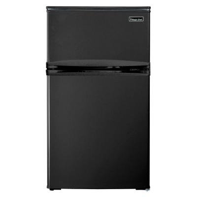 Magic Chef HMDR310BE 3.1 cu. ft. Mini Refrigerator in Black With Can Dispenser and Removable Shelves