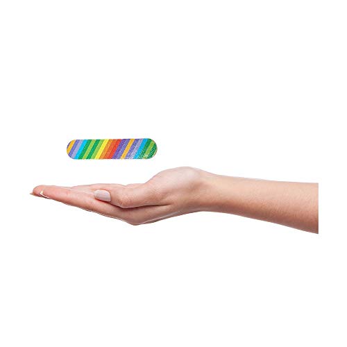 ZMOI TM (1 DOZEN) Colorful Girly Mini Emery Board Nail Files - Thumbnail 2