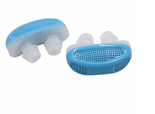 Dragon Honor® Anti Snoring Snore Free Snore Stopper Magnetic Silicone Nose Clip Sleeping Device (Three colors) (Blue) - Thumbnail 2