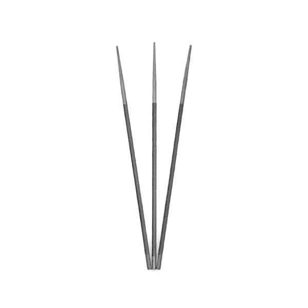 3 x runde Sägekettenfeilen zum Schärfen von Kettensägen, 4 mm, One Size, 1 – Bild 3
