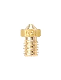 TRIGORILLA ANYCUBIC 0.016 in 3D impresora boquilla de latón extrusor Hotend hilo para I3 Mega 0.069 in Filamento ABS PLA 5 piezas
