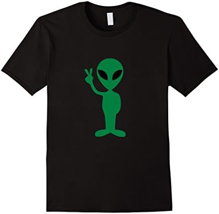 Men's Alien Roswell T-shirt Large Black