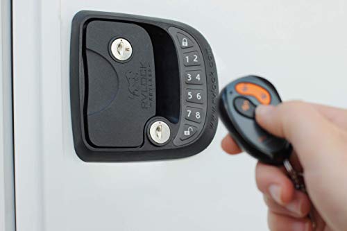 RVLock Compact And Key Fob Keyless Entry Keypad, RV/5th Wheel Lock