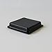 Rubber Bumpers Self Adhesive Large - 20 Pack - Non Slip Rubber Feet for Electronics - 1 Inch Square Black Bumper Pads