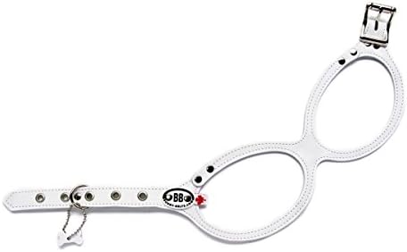 BUDDY BELTS Original Durable Classic Leather Dog Harness (Whitecap, Size 7)