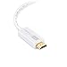 ITANDA Mini DisplayPort (Thunderbolt) to HDMI Cable, Mini DP to HDMI Female 6ft Cord Gold Plated for MacBook, iMac(LG51) Macbook Pro Surface Pro Dock in White