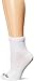 MediPeds Women's Diabetic Quarter Socks with Non-Binding Funnel Top, 2 Pairs