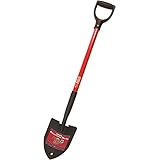 Bully Tools 92711 14-Gauge Floral Spade with Fiberglass D-Grip Handle