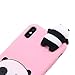 iPhone Xs Max Case for Girls Women, Awsaccy(TM) Girly 3D Cartoon Panda Animals So Cute Lovely We Bare Bears Grizzly Soft Silicone Case Cover for Apple iPhone Xs Max 6.5 inch, Pink