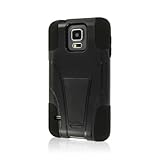 Empire MPERO IMPACT X Series Kickstand Case for Samsung Galaxy S5/GS5 - Retail Packaging - Black