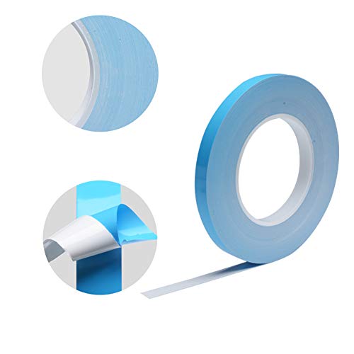 Nicelux 20mmx10 Meters 0.3mm Thickness Double Side Adhesive Thermal Conductive Tape for Heat Sink of LED Light,PC and More, Electrically Insulated,1 Reel Pack