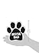 Imagine This Paw Car Magnet, Rescue Dad, 5-1/2-Inch by 5-1/2-Inch