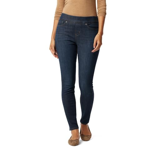 Levi Strauss Signature Gold Women's Totally Shaping Pull-on Skinny Jeans Mid-Ri…