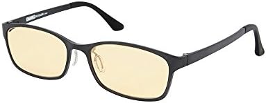 BIOGLASS 103 Black, Blue light blocking Computer Reading Gaming Glasses, Anti-glare, Eye strain prevention, Minimize eye fatigue, Sleep better, Anti UV, Photochromic Color change lens 0.0Magnification